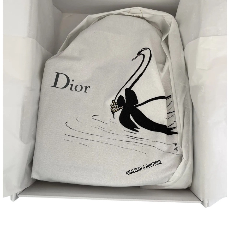 BNIB! Ultra Rare!!! AUTHENTIC CHRISTIAN DIOR MEDIUM LADY DIOR BAG - BLACK Beaded - Picture 12 of 17